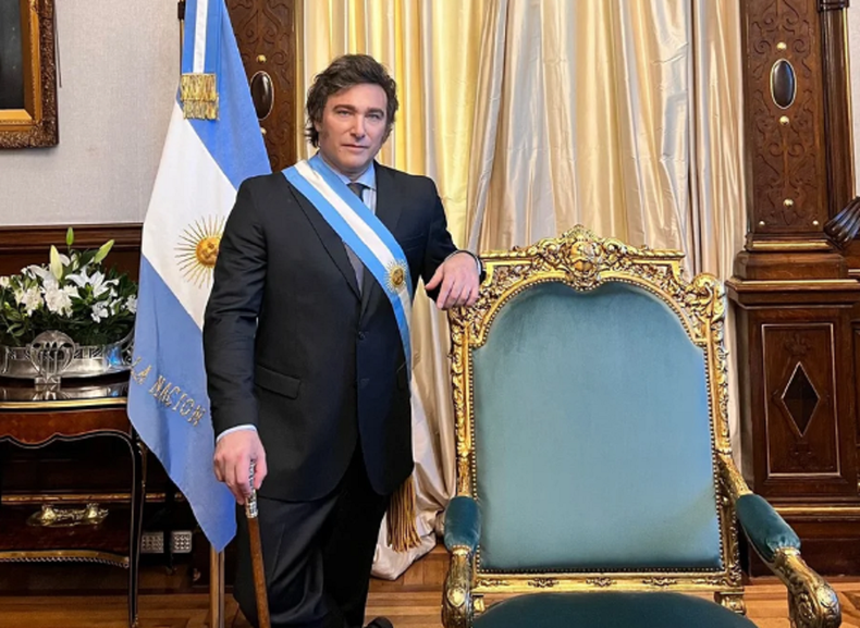 javier milei presidentepng