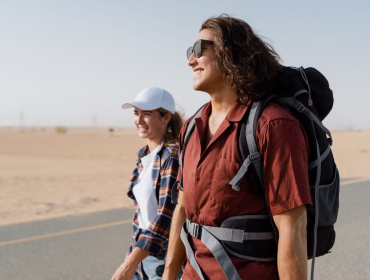 Mujeres en su extensión bleisure de viaje